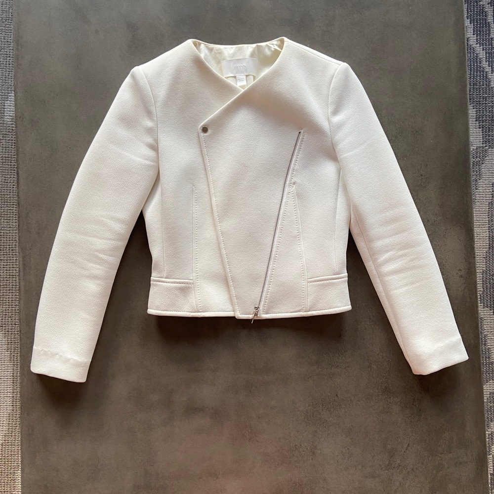 Hugo Boss white blazer small